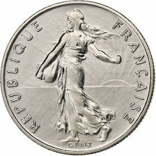 Frankreich, 1/2 Franc, Semeuse, 1979, Paris, Nickel, VZ, Gadoury:429, KM:931.1