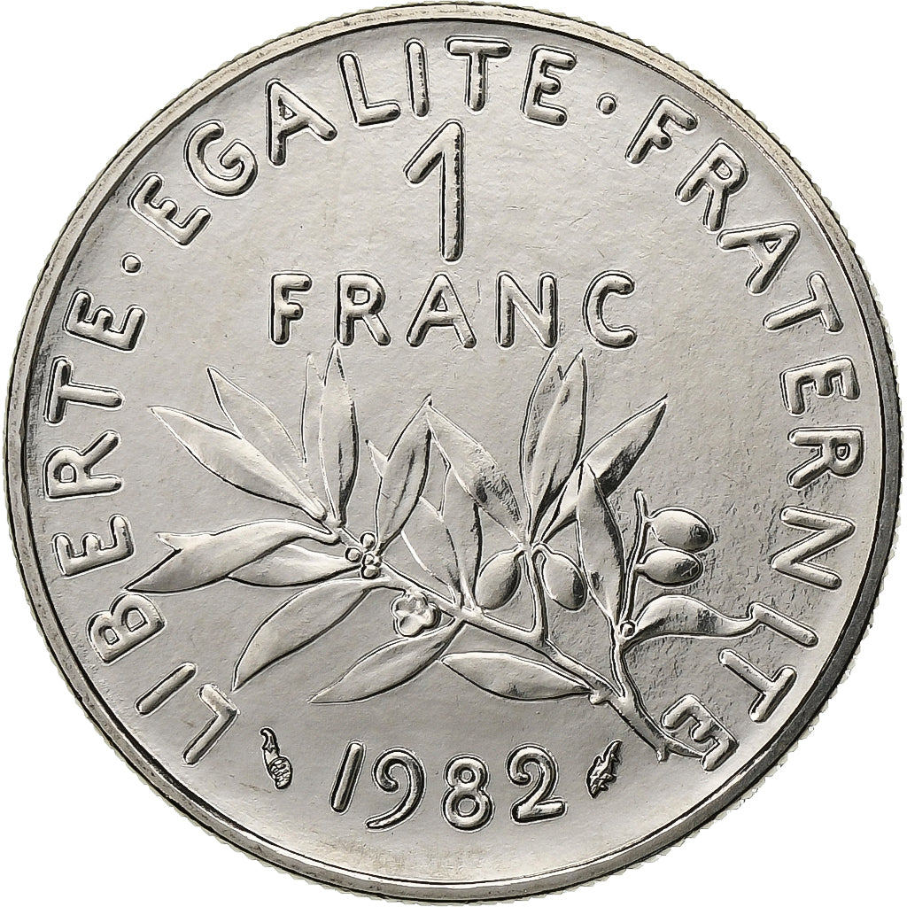Frankreich, Franc, Semeuse, 1982, Paris, Nickel, VZ, Gadoury:474, KM:925.1