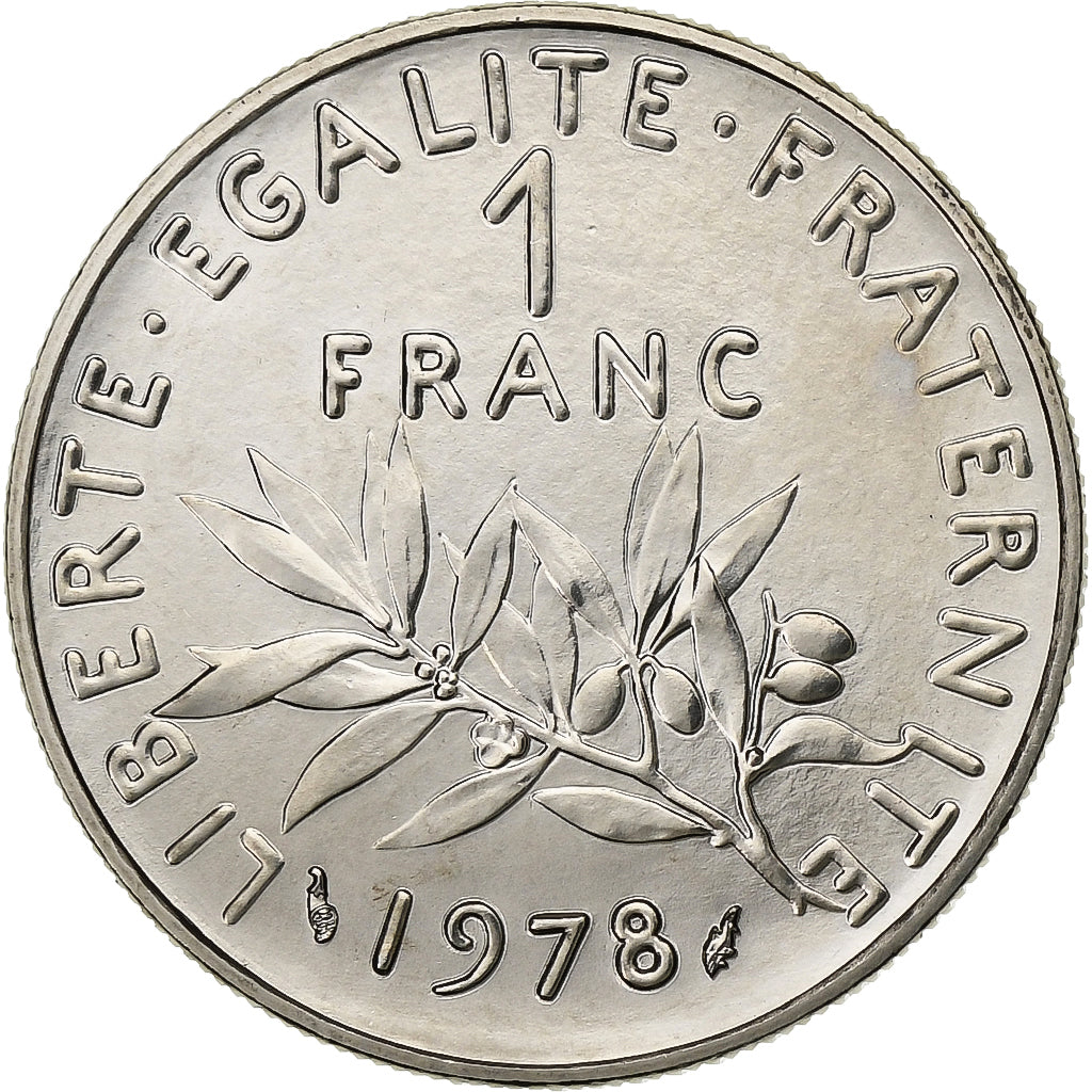 France, Franc, Semeuse, 1978, Paris, Nickel, SUP, Gadoury:474, KM:925.1