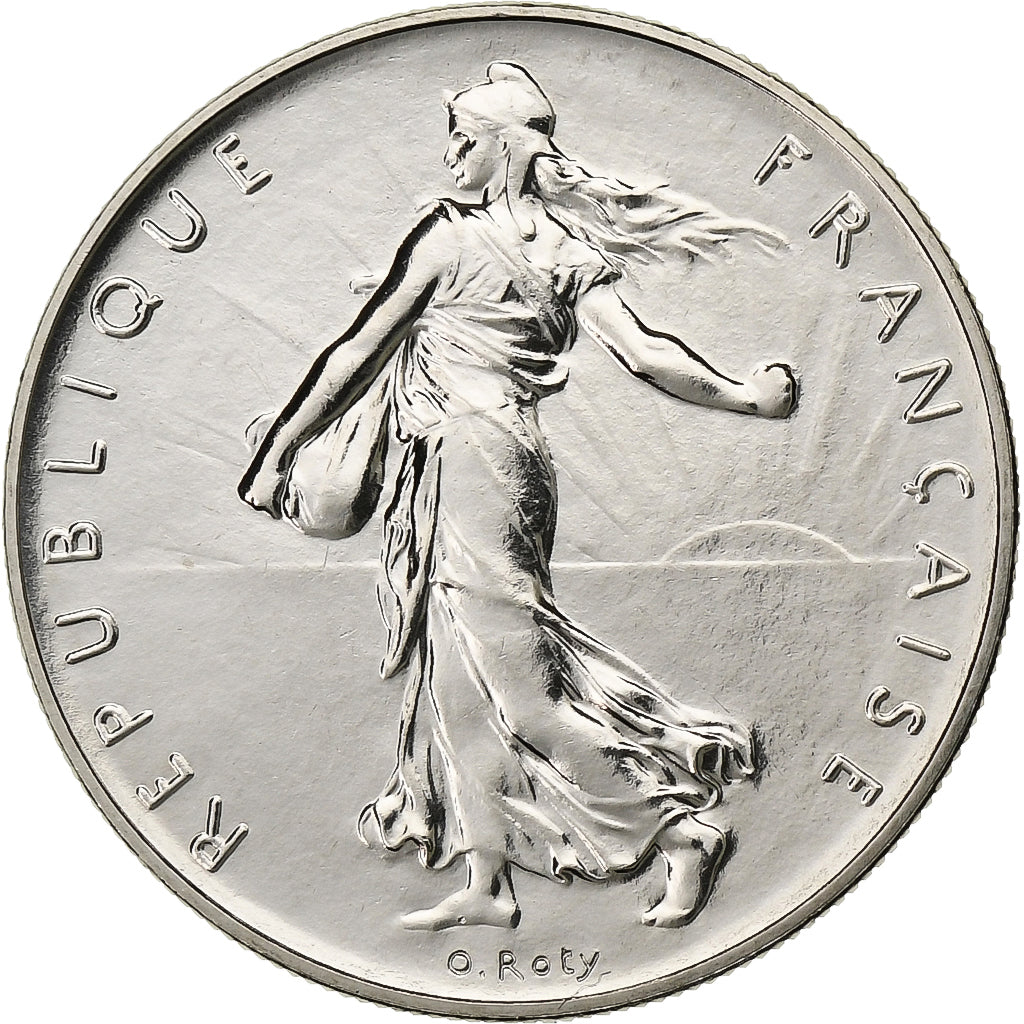 Frankrijk, Franc, Semeuse, 1981, Paris, Nickel, PR, Gadoury:474, KM:925.1