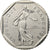 Frankrijk, 2 Francs, Semeuse, 1980, Paris, Nickel, PR, Gadoury:547, KM:942.1