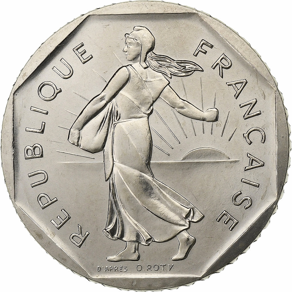 Frankrijk, 2 Francs, Semeuse, 1979, Paris, Nickel, PR, Gadoury:547, KM:942.1