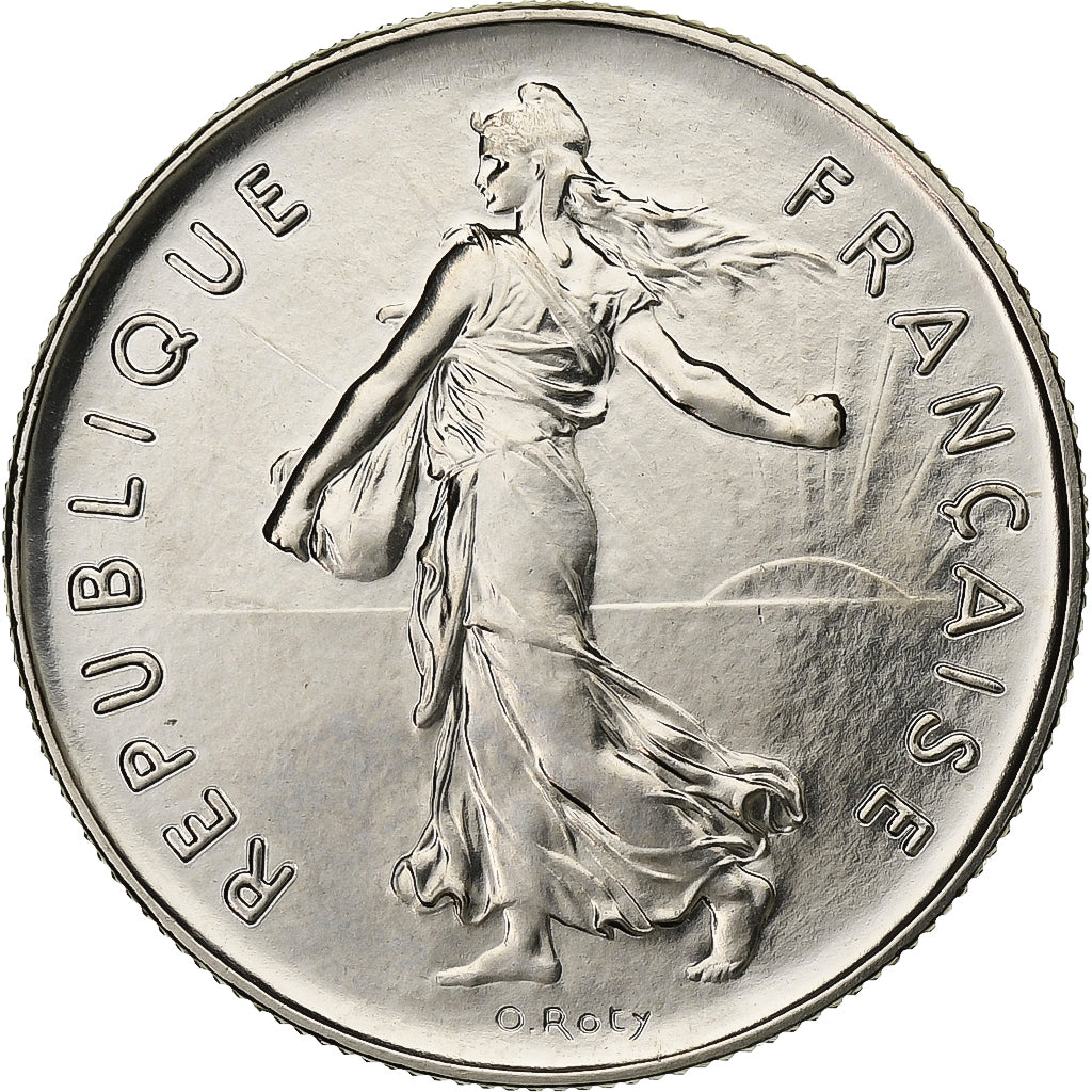 Francia, 5 Francs, Semeuse, 1979, Paris, Níquel recubierto de cobre - níquel