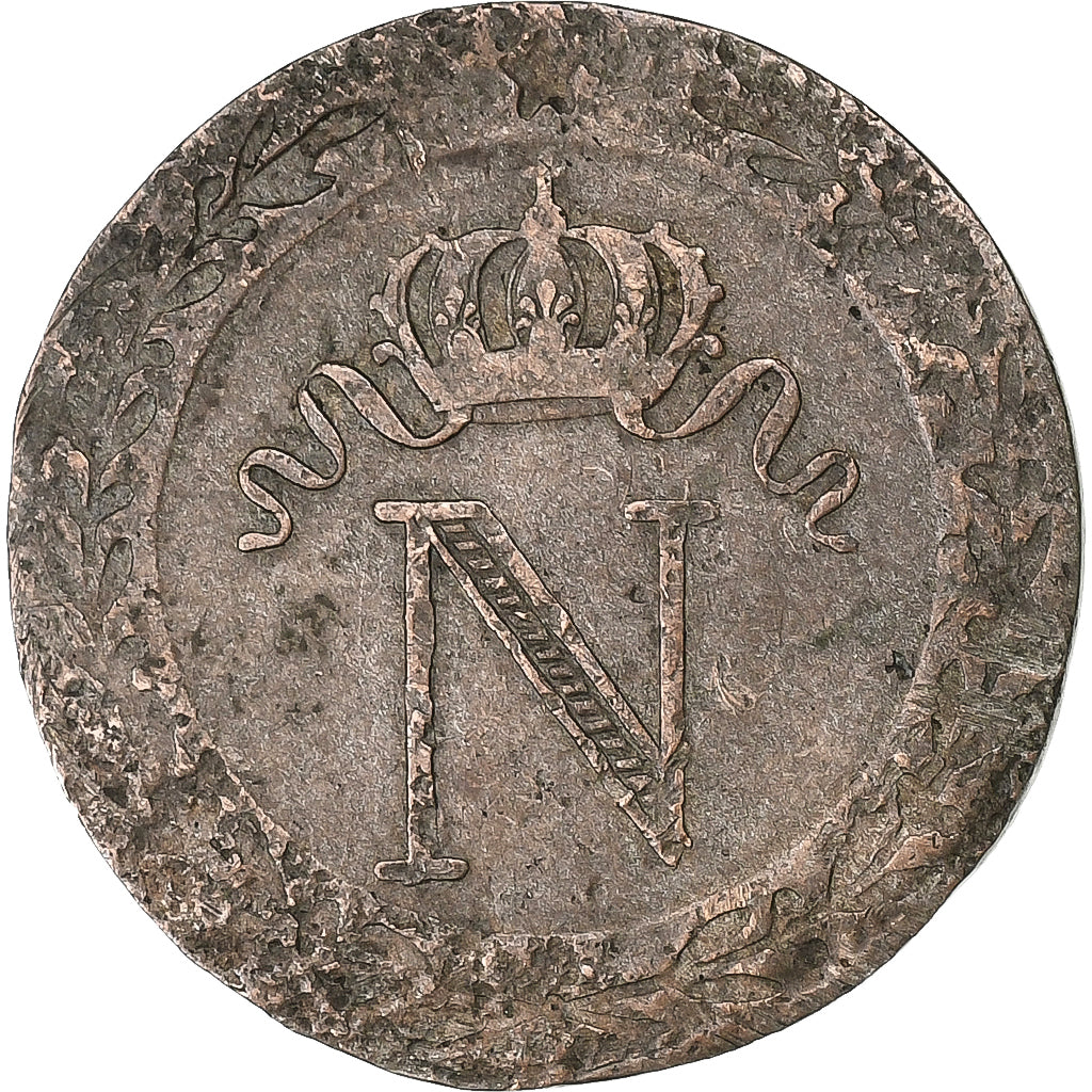 Frankreich, Napoleon I, 10 Centimes, 1809, Paris, Billon, S+, Gadoury:190