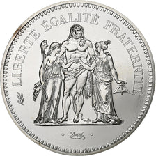 France, 50 Francs, Hercule, 1978, Paris, Silver, MS(63), Gadoury:882, KM:941.1