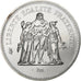 France, 50 Francs, Hercule, 1978, Paris, Silver, MS(63), Gadoury:882, KM:941.1