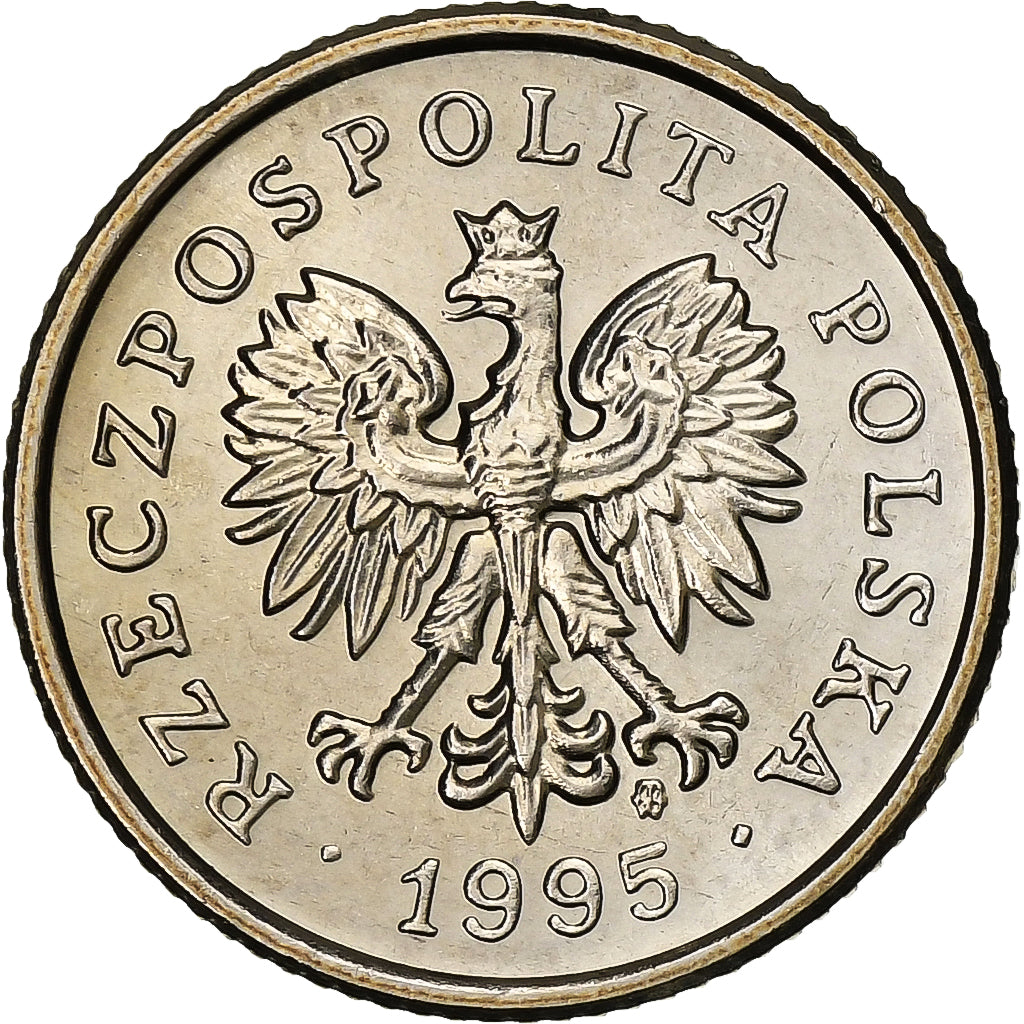 Polen, 50 Groszy, 1995, Warsaw, Cupro-nikkel, PR, KM:281
