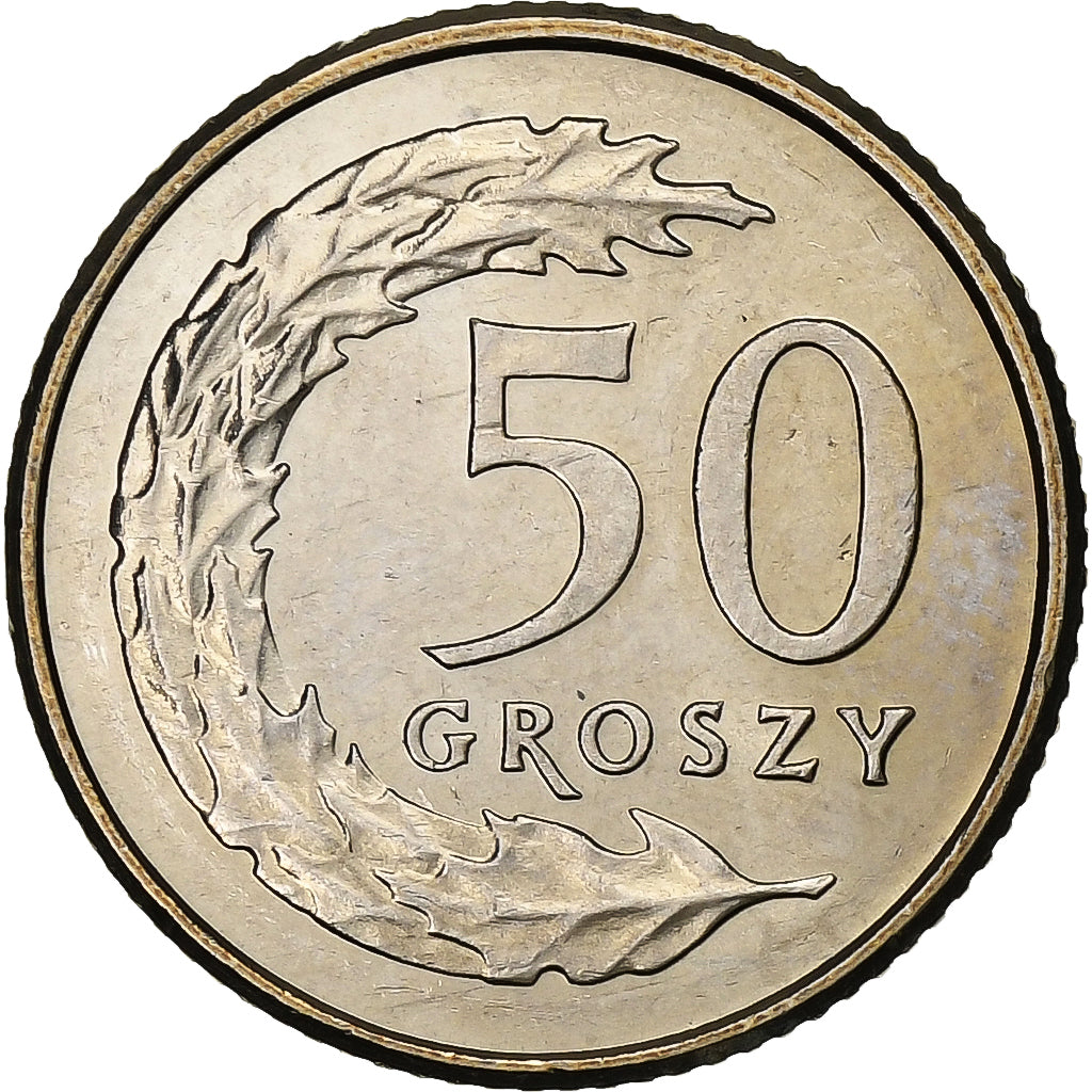 Polen, 50 Groszy, 1995, Warsaw, Cupro-nikkel, PR, KM:281