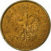 Poland, 2 Grosze, 2008, Warsaw, Brass, AU(55-58), KM:277