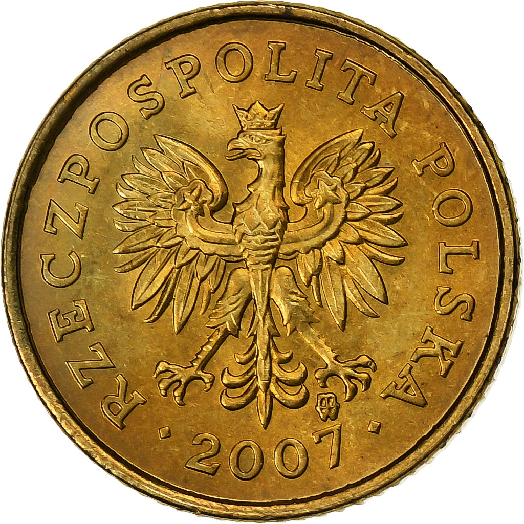 Polen, Grosz, 2007, Warsaw, Tin, PR, KM:276