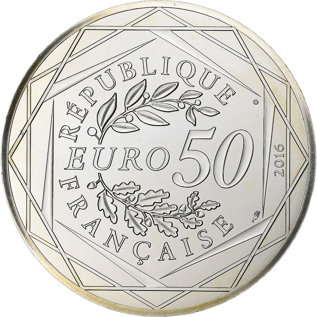 France, 50 Euro, Petit Prince Beau Voyage, 2016, Monnaie de Paris, Silver