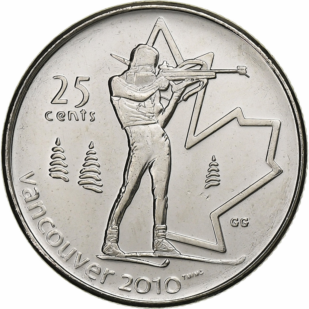 Canada, 25 Cents, 2007, Royal Canadian Mint, Acier plaqué nickel, MS(63)