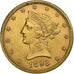 United States, $10, Eagle, Coronet Head, 1893, U.S. Mint, Gold, EF(40-45)