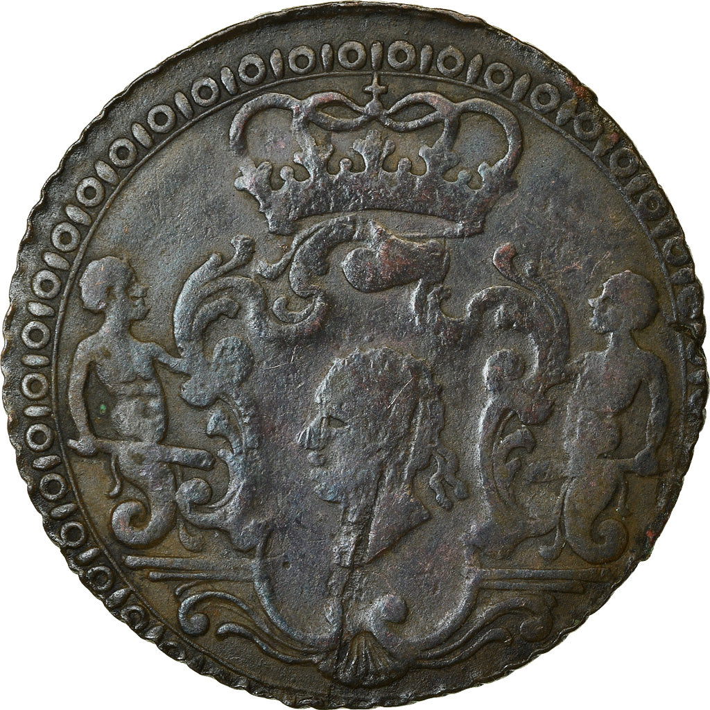 Münze, Italien Staaten, CORSICA, General Pasquale Paoli, 4 Soldi, 1764, Murato