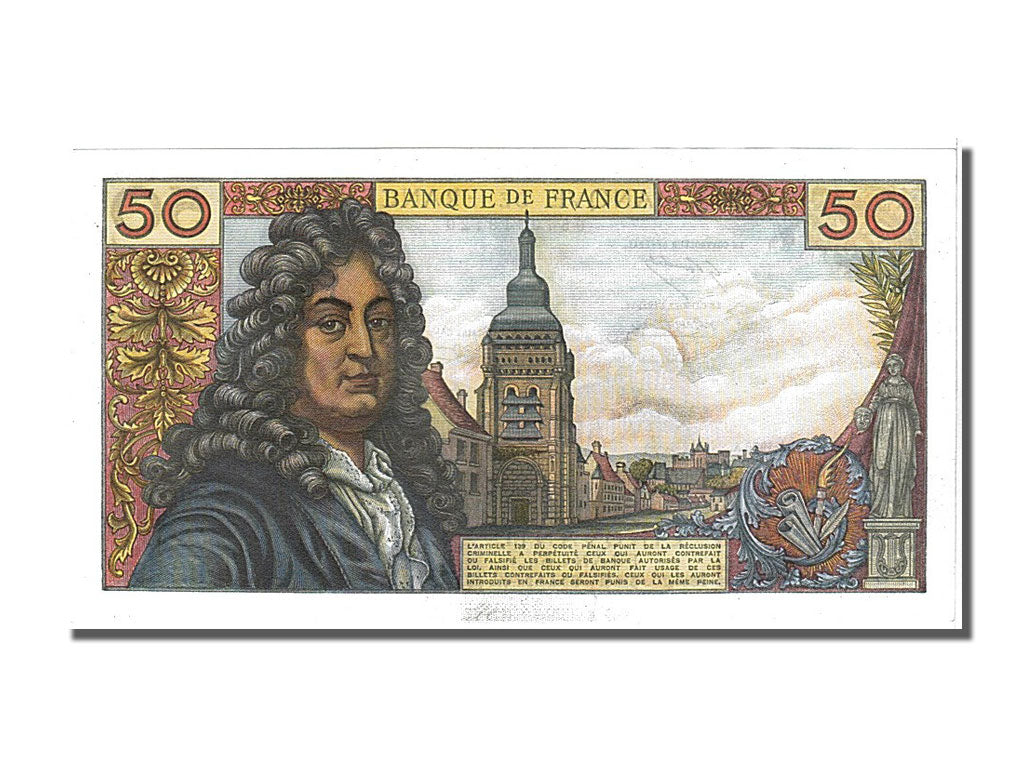 Banknot, Francja, 50 Francs, Racine, 1973, 1973-11-08, UNC(65-70)