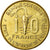 Coin, West African States, 10 Francs, 1981, MS(65-70), Brass, KM:E12