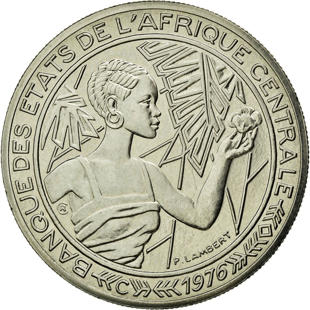 Münze, Zentralafrikanische Staaten, 500 Francs, 1976, Paris, STGL, Nickel