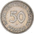 Moeda, ALEMANHA - REPÚBLICA FEDERAL, 50 Pfennig, 1949, Stuttgart, VF(30-35)