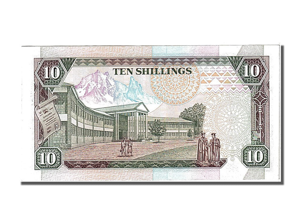 Banknote, Kenya, 10 Shillings, 1993, 1993-07-01, UNC(63)