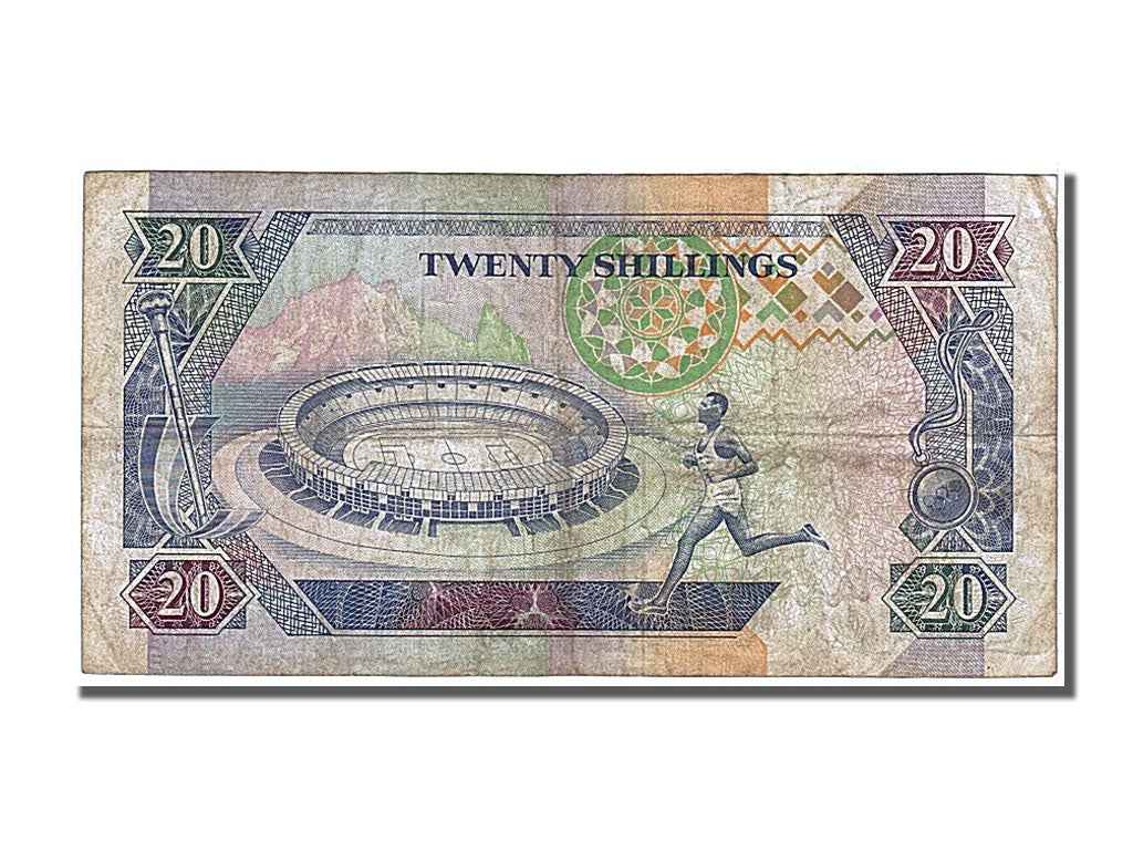 Banknote, Kenya, 20 Shillings, 1993, 1993-09-14, EF(40-45)
