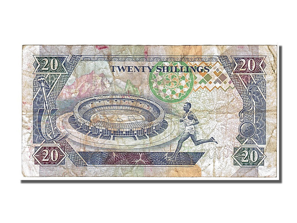 Banknote, Kenya, 20 Shillings, 1993, 1993-09-14, EF(40-45)