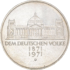 Monnaie, République fédérale allemande, 5 Mark, 1971, Karlsruhe, Germany