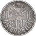 Münze, Österreich, 10 Groschen, 1975, Vienna, S+, Aluminium, KM:2878