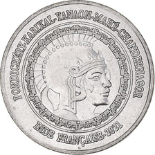 Monnaie, Inde française, 2 Annas, 2021, Pondichery, SPL, Cupro-nickel, KM:New