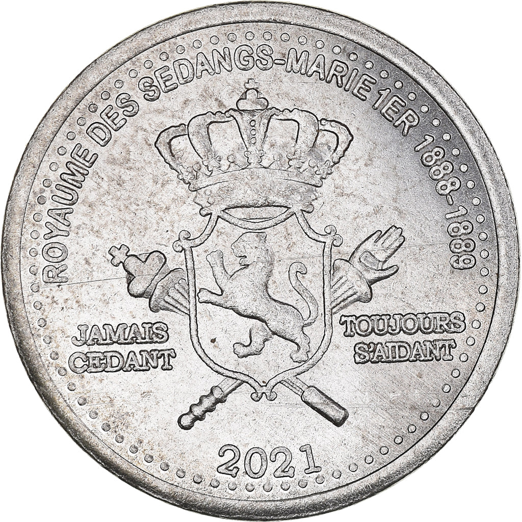 Munten, Viëtnam, 4 Math, 2021, SEDANGS, UNC-, Cupro-nikkel