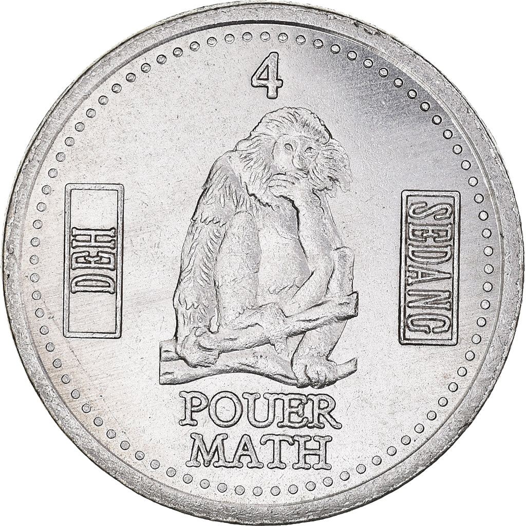 Munten, Viëtnam, 4 Math, 2021, SEDANGS, UNC-, Cupro-nikkel