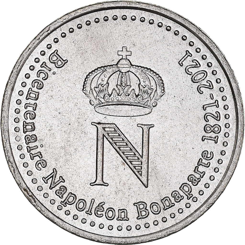 Coin, France, Essai fantaisie, Centime, 2021, ST Hélène.Napoléon, MS(63)