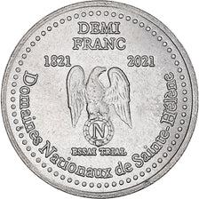 Munten, Frankrijk, Essai fantaisie, 50 Centimes, 2021, ST Hélène.Napoléon