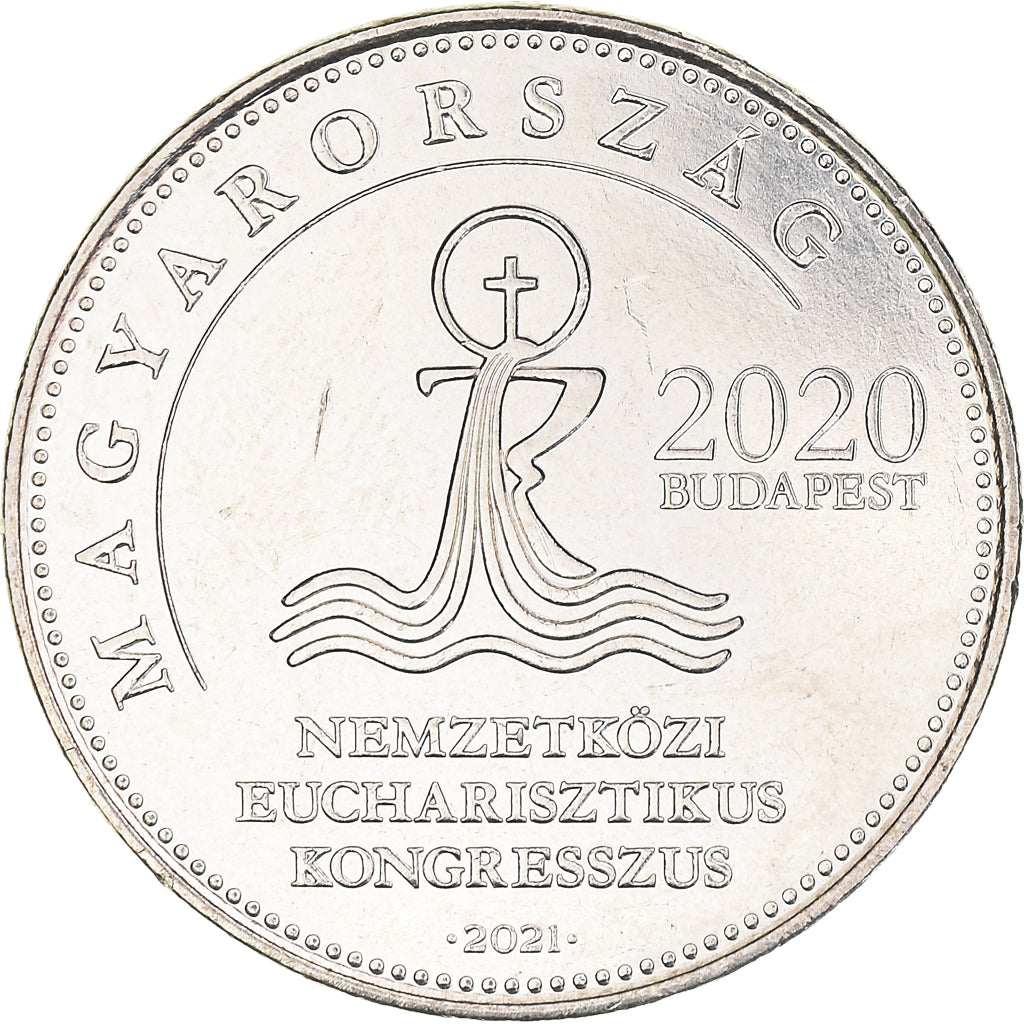Münze, Ungarn, 52nd International Eucharistic Congress, 50 Forint, 2021, UNZ