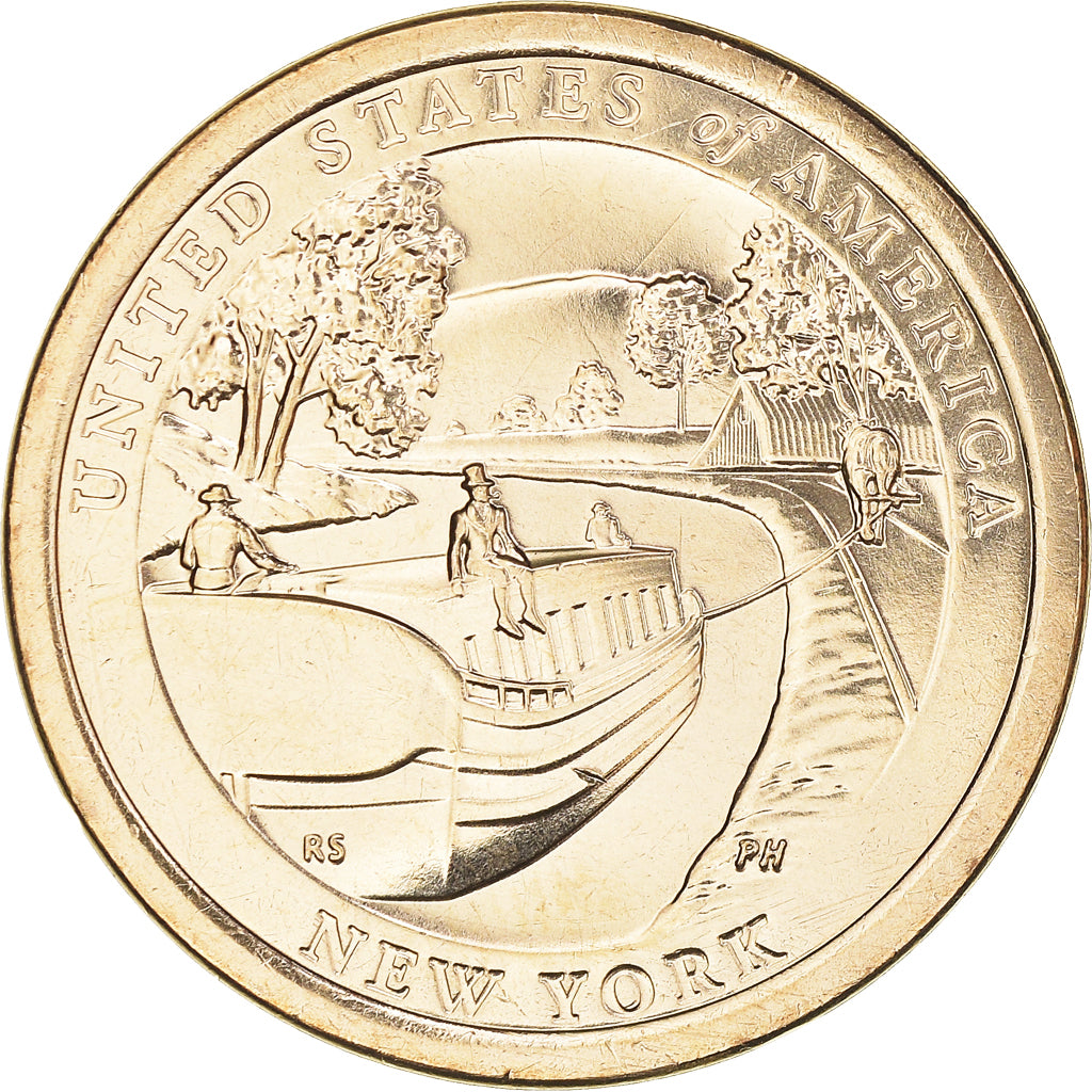 Monnaie, États-Unis, American Innovation - New York, Dollar, 2021, Denver, SPL