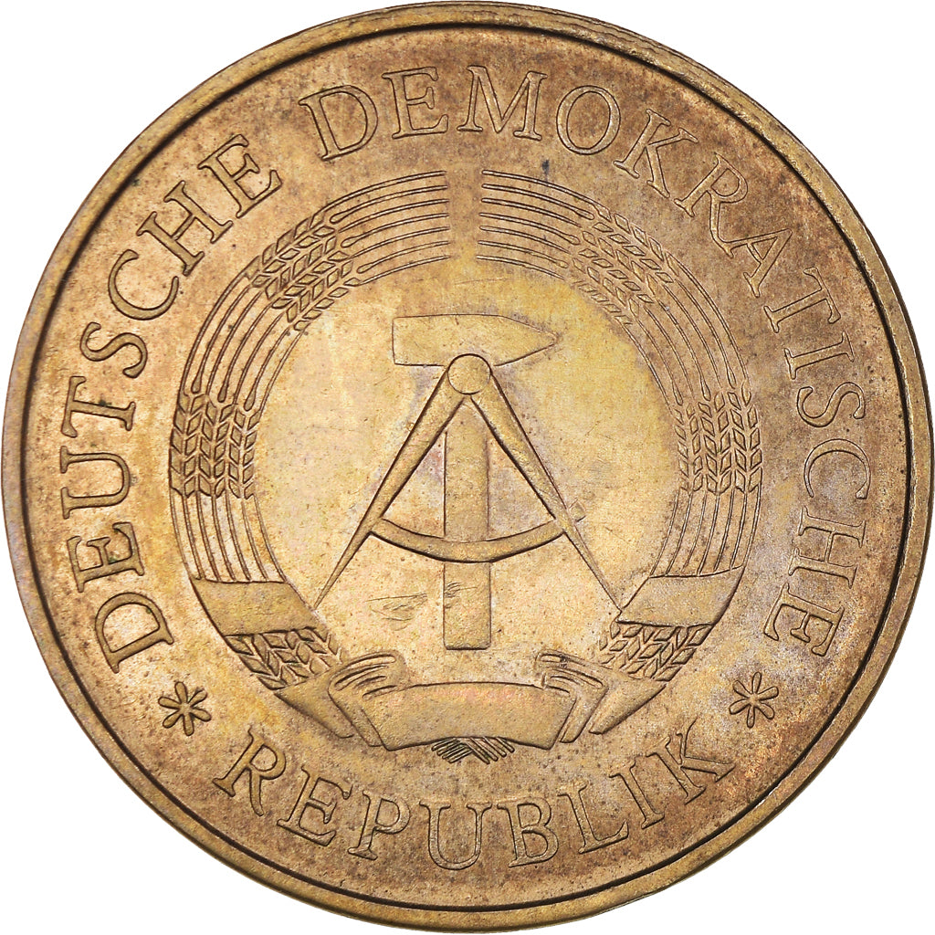 Moneta, NIEMCY - NRD, 5 Mark, 1969, Berlin, VF(30-35), Nikiel-Brąz, KM:22.1