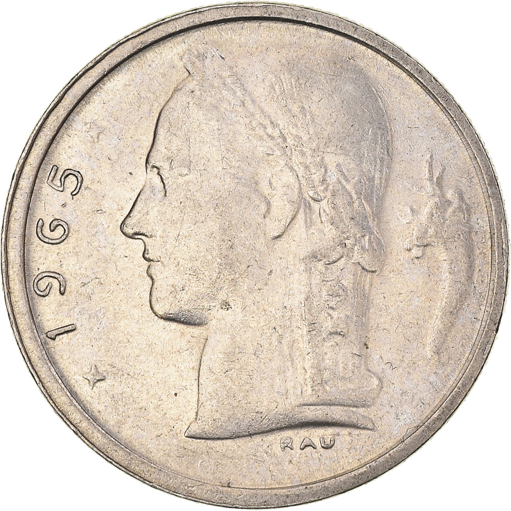 Coin, Belgium, Franc, 1965, VF(30-35), Copper-nickel, KM:143.1