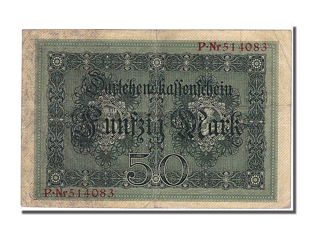 Banknote, Germany, 50 Mark, 1914, 1914-08-05, EF(40-45)