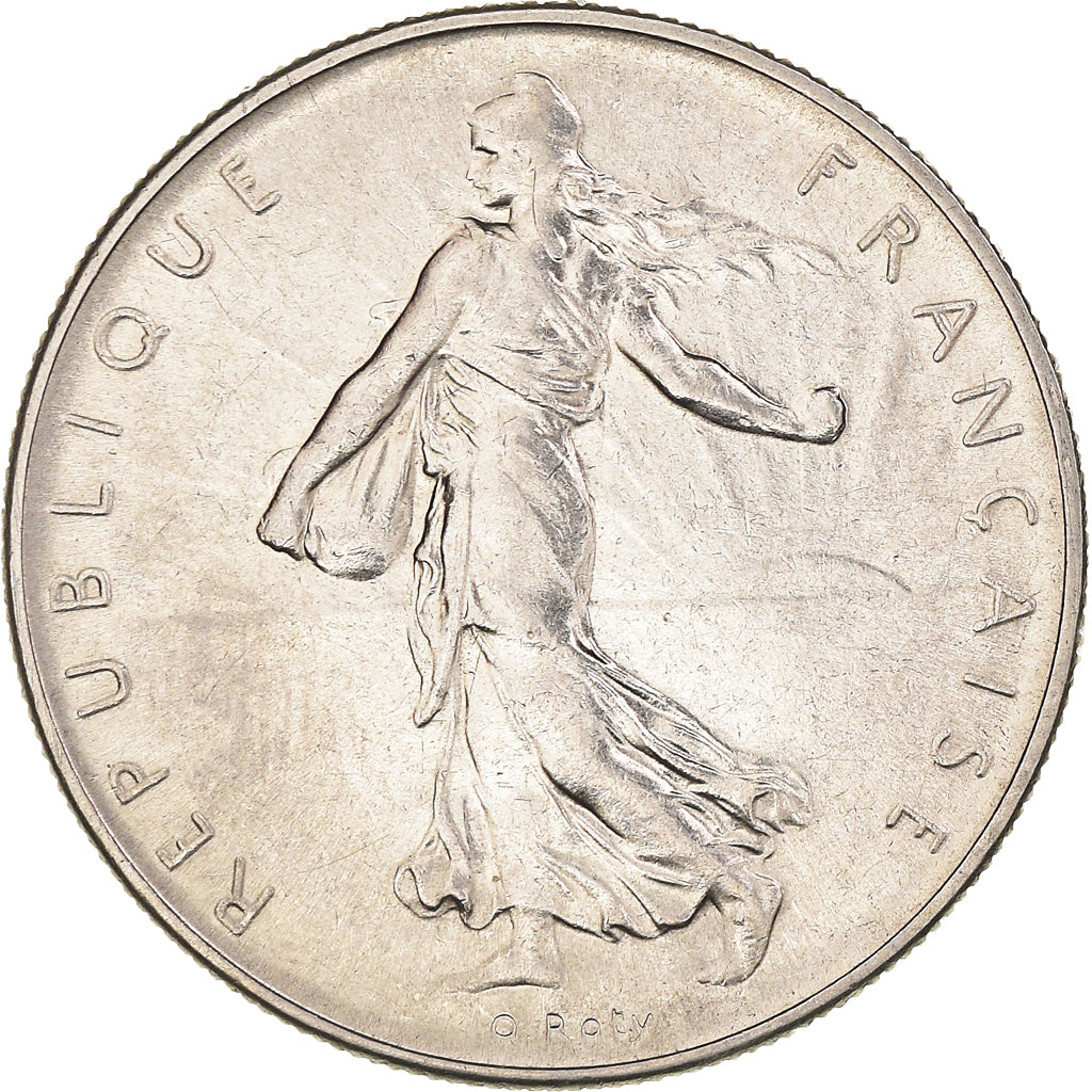 Moneta, Francja, Semeuse, Franc, 1964, Paris, AU(55-58), Nikiel, KM:925.1