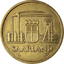 Coin, SAARLAND, 20 Franken, 1954, Paris, EF(40-45), Aluminum-Bronze, KM:2