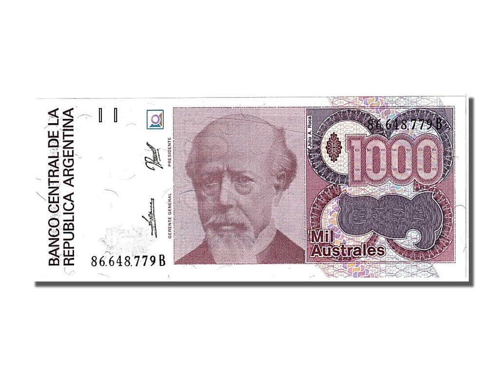 Geldschein, Argentinien, 1000 Australes, 1988, UNZ