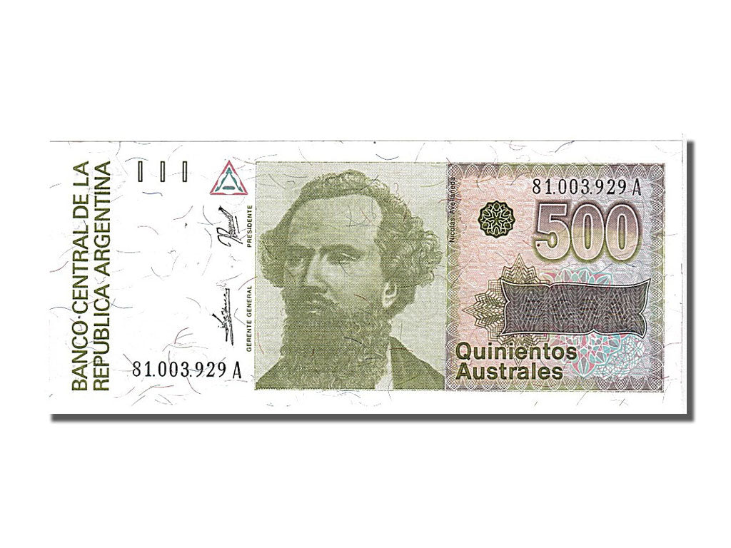 Banconote, Argentina, 500 Australes, 1988, FDS
