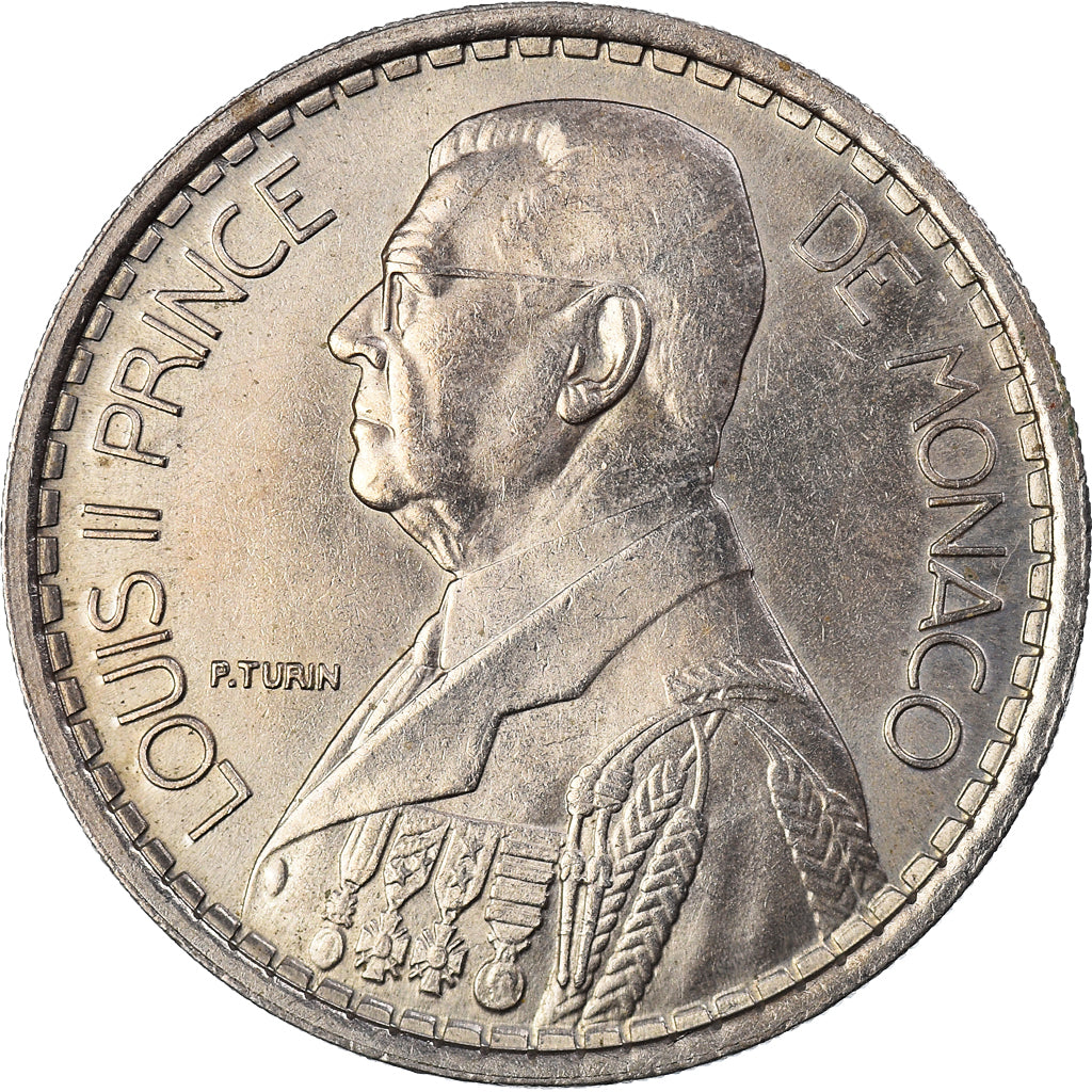 Moneta, Monaco, Louis II, 20 Francs, Vingt, 1947, SPL-, Rame-nichel, KM:124
