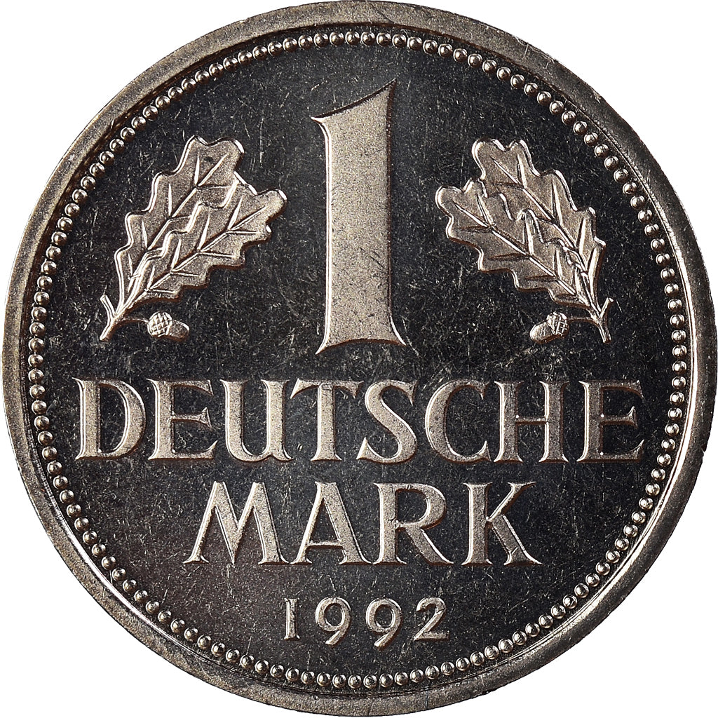 Moneta, GERMANIA - REPUBBLICA FEDERALE, Mark, 1992, Munich, BE, SPL
