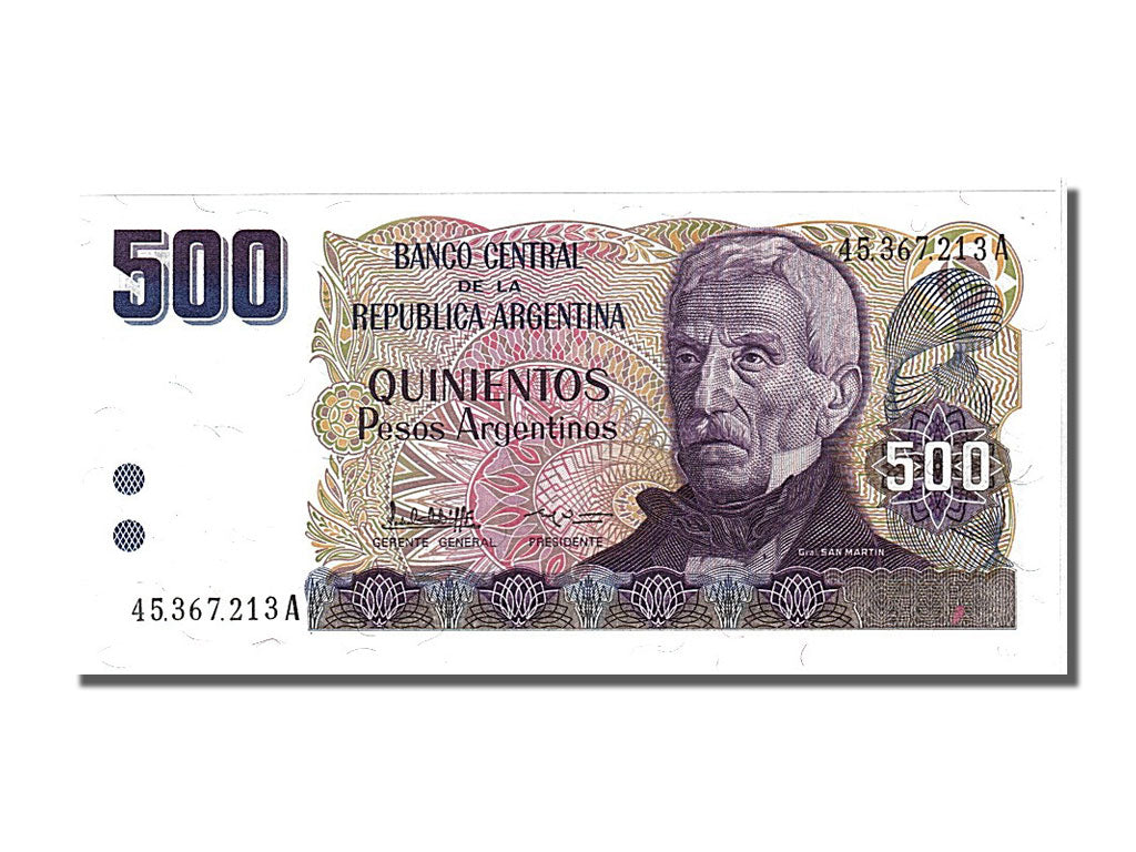 Billete, 500 Pesos Argentinos, 1984, Argentina, UNC
