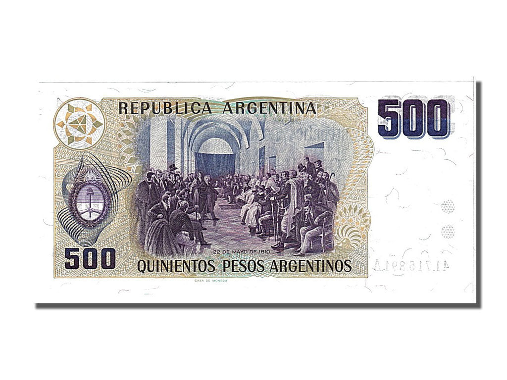 Banknote, Argentina, 500 Pesos Argentinos, 1984, UNC(65-70)