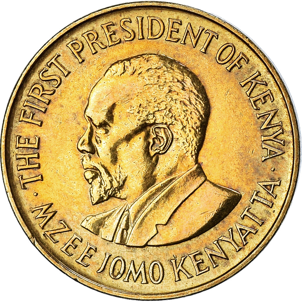 Moneda, Kenia, 5 Cents, 1978, MBC, Níquel - latón, KM:10