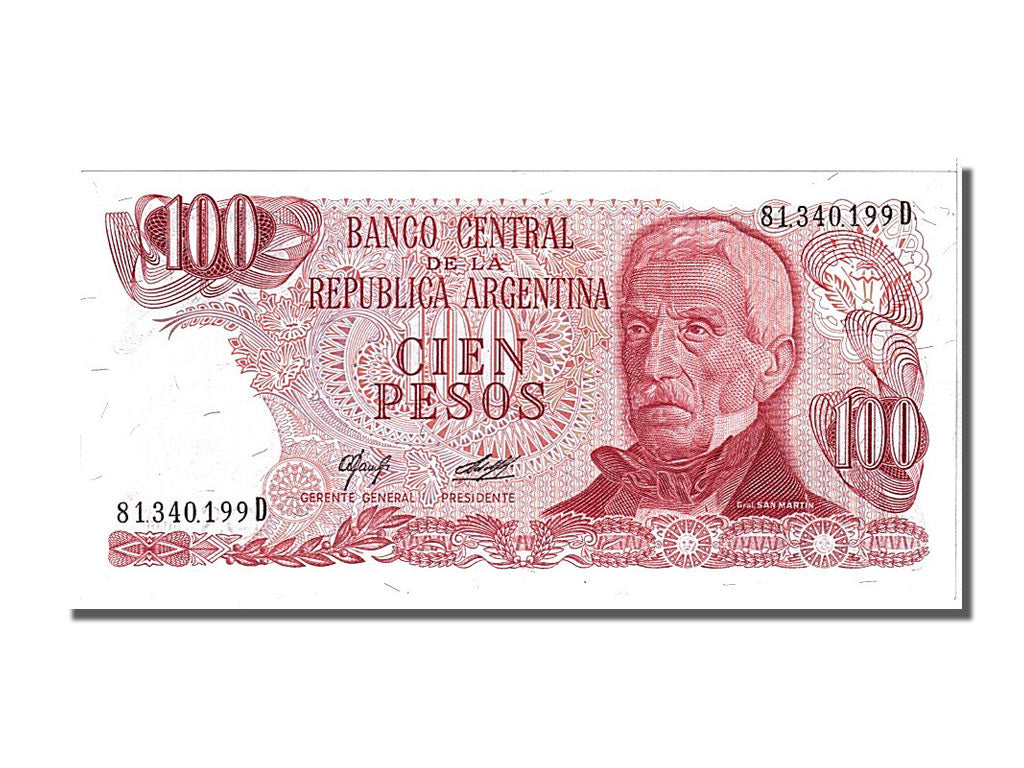 Geldschein, Argentinien, 100 Pesos, 1976, UNZ