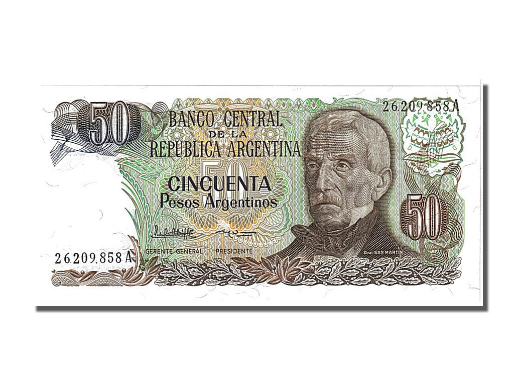 Banknote, Argentina, 50 Pesos Argentinos, 1983, UNC(65-70)