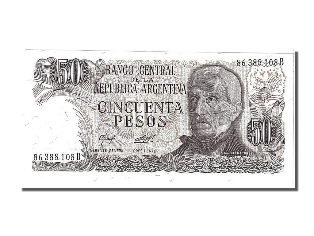 Banconote, Argentina, 50 Pesos, 1976, FDS