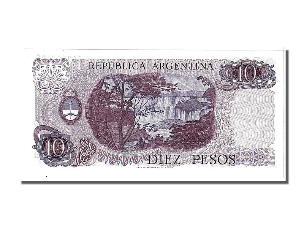 Geldschein, Argentinien, 10 Pesos, 1973, UNZ